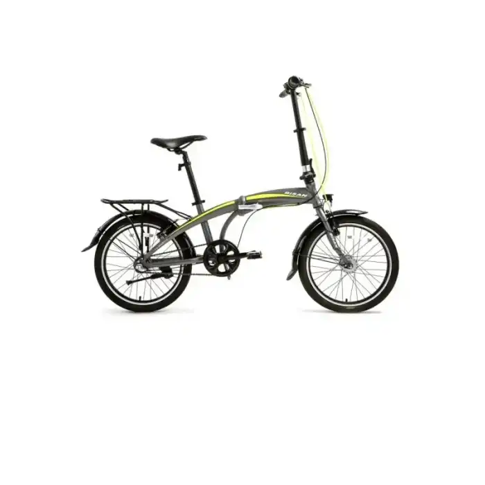 BİSAN FX 3500-NX3 KATLANIR BİSİKLET 32CM V 20 JANT NEX.3 VİTES METALİK GRİ SARI