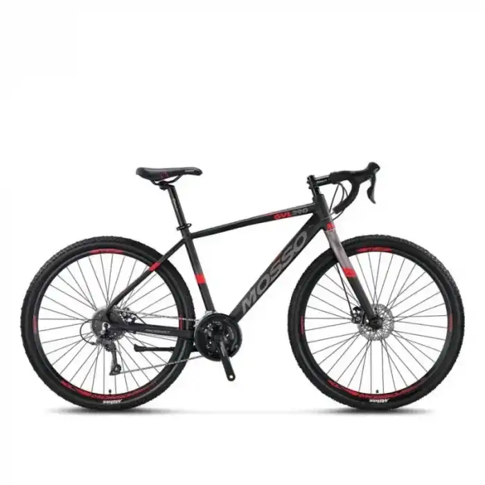 MOSSO GVL290 CLARIS ERKEK YARIŞ BİSİKLETİ 533H MD 29 JANT 16 VİTES SİYAH KIRMIZI