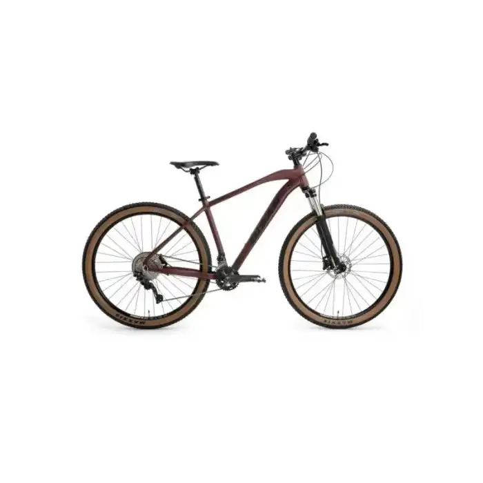 BİSAN MTX 7600 ERKEK DAĞ BİSİKLETİ 48 CM HD 29 JANT 20 VİTES MAT KOYU BORDO SİYAH