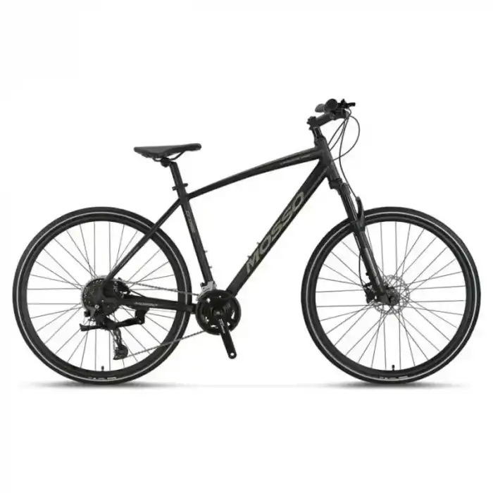 MOSSO LEGARDA-PRO-X18-MSM ERKEK ŞEHİR BİSİKLETİ 460H HD 28 JANT 18 VİTES SİYAH ANTRASİT