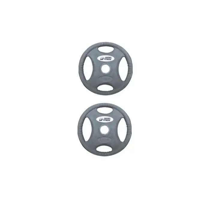 DIESEL FİTNES ROP 4 KAUÇUK FLANŞ PLAKA 2X7.5 KG GRİ