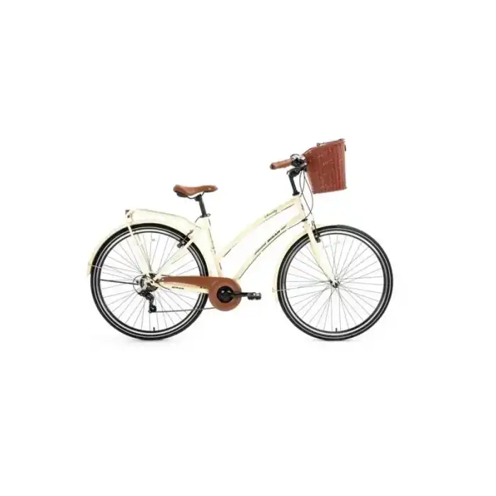 BİSAN SERENITY KADIN ŞEHİR BİSİKLETİ 48CM V 28 JANT NEX.3 VİTES KREM SİYAH
