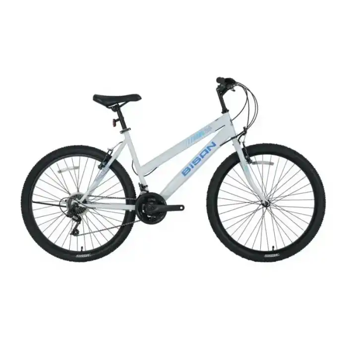 BİSAN SENTIERO KADIN DAĞ BİSİKLETİ 46CM V 26 JANT 21 VİTES METALİK BEYAZ MAVİ