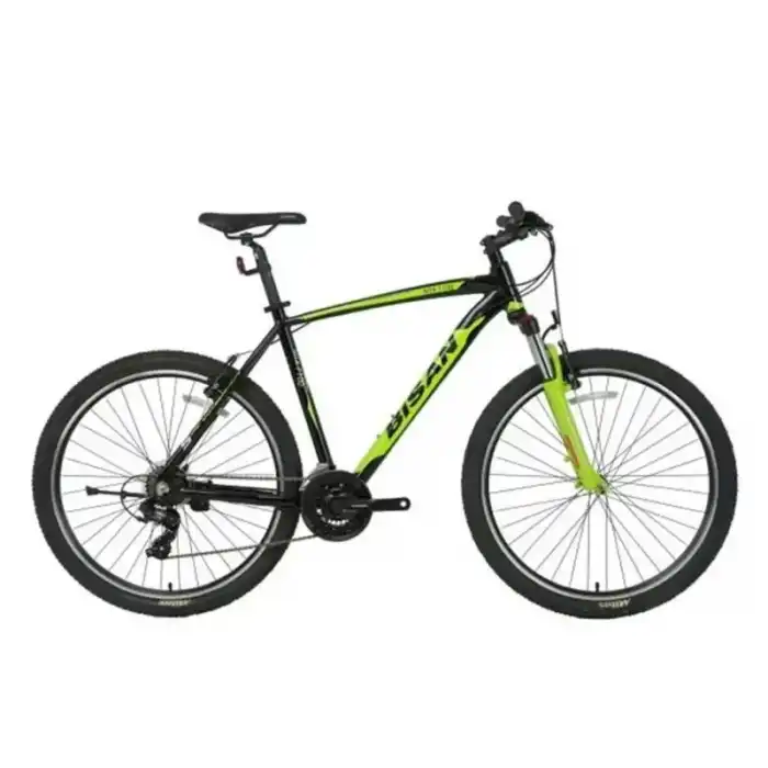 BİSAN MTX 7100 ERKEK DAĞ BİSİKLETİ 53CM V 27.5 JANT 21 VİTES SİYAH YEŞİL