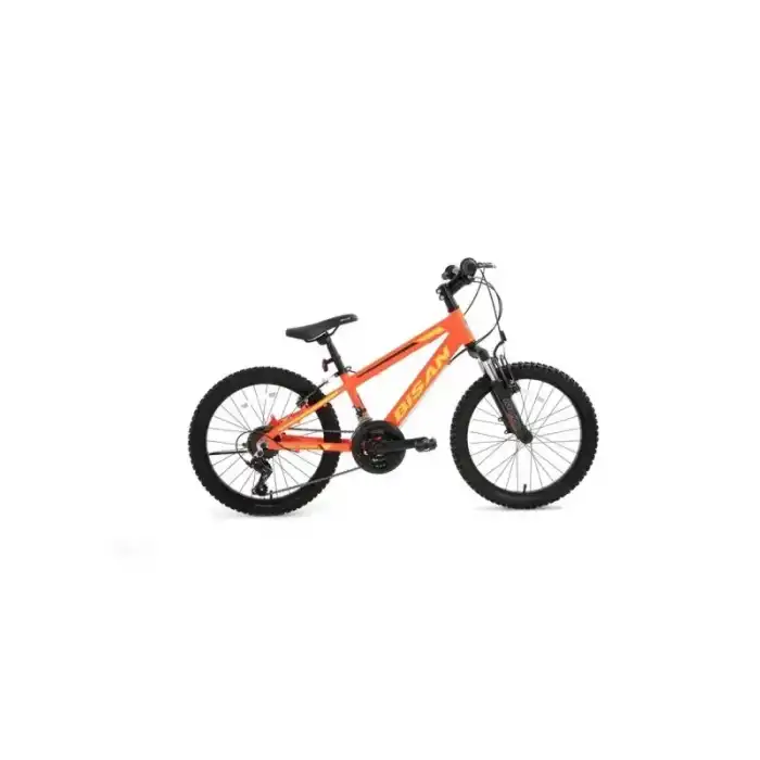 BİSAN KDX 2600-V ERKEK ÇOCUK BİSİKLETİ 28CM V 20 JANT 21 VİTES NEON TURUNCU SARI SİYAH