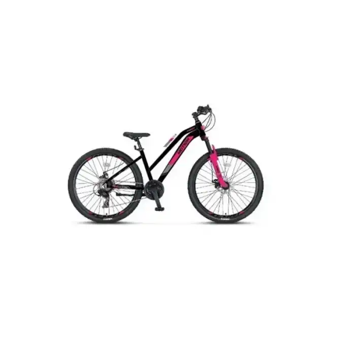 ÜMİT 2479 MOTION L-2D KADIN DAĞ BİSİKLETİ 305H 24 JANT 21 VİTES SİYAH PEMBE