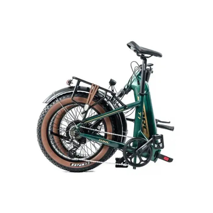 TORC T1F ELEKTRİKLİ KATLANIR BİSİKLET 420H HD 20 JANT 7 VİTES YEŞİL GOLD