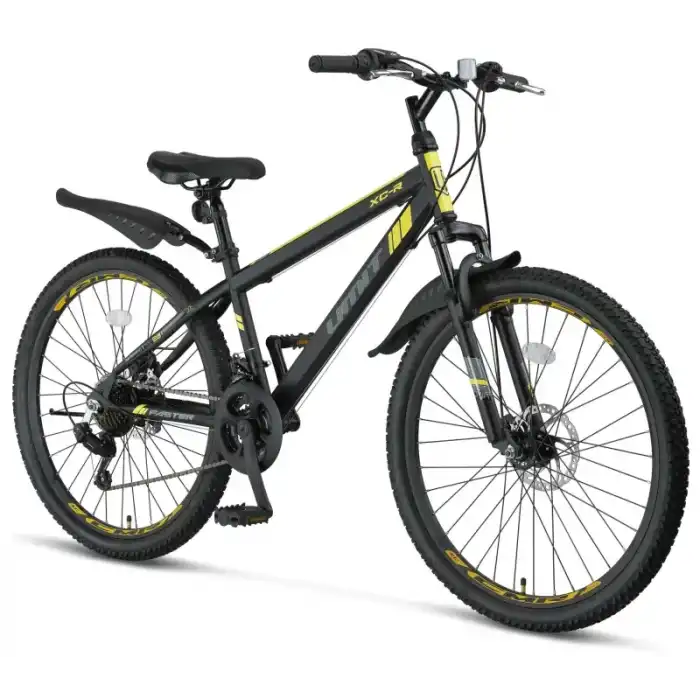 ÜMİT 2643 FASTER 2D ERKEK DAĞ BİSİKLETİ MD 26 JANT 21 VİTES SİYAH SARI