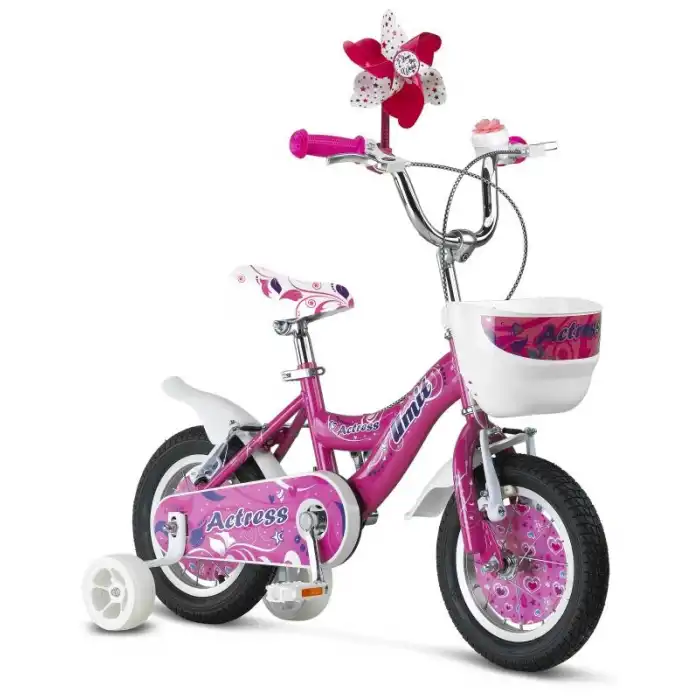 ÜMİT 1264 ACTRES-BMX-SEPET-V-KIZ ÇOCUK BİSİKLETİ 12 JANT PEMBE