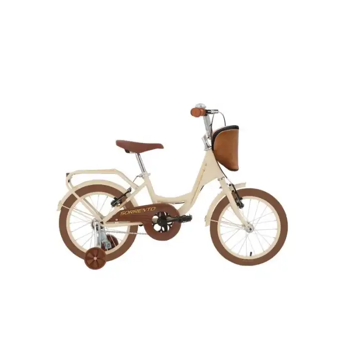 BİSAN SORRENTO-S KIZ ÇOCUK BİSİKLETİ 26CM 16 JANT KREM GOLD