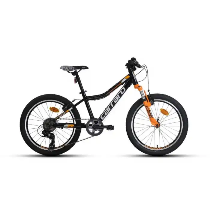 CARRARO SPEED 200 ERKEK ÇOCUK BİSİKLETİ 300H V 20 JANT 7 VİTES SİYAH TURUNCU BEYAZ