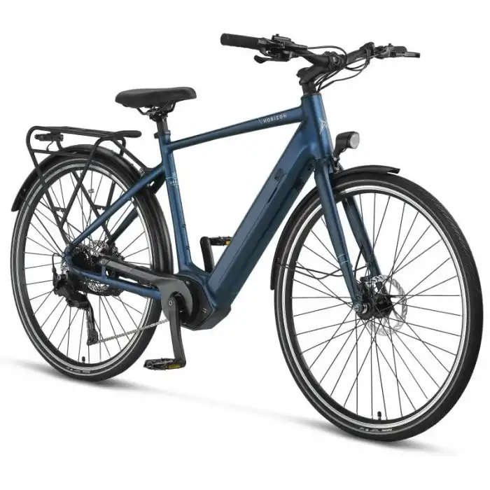 MOSSO HORIZON ELEKTRİKLİ ŞEHİR BİSİKLET 500H HYD 28 JANT 9 VİTES INDIGO BLUE