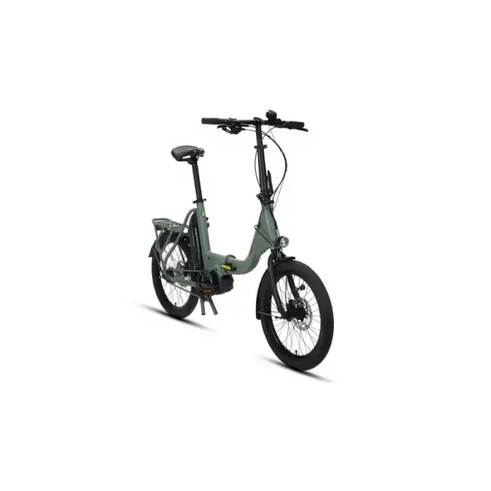 CARRARO E-FLEXI 6.1 KATLANIR BİSİKLET 460H HD 20 JANT NEX.8 VİTES MAT KOYU YEŞİL ADAÇAYI KIRMIZI