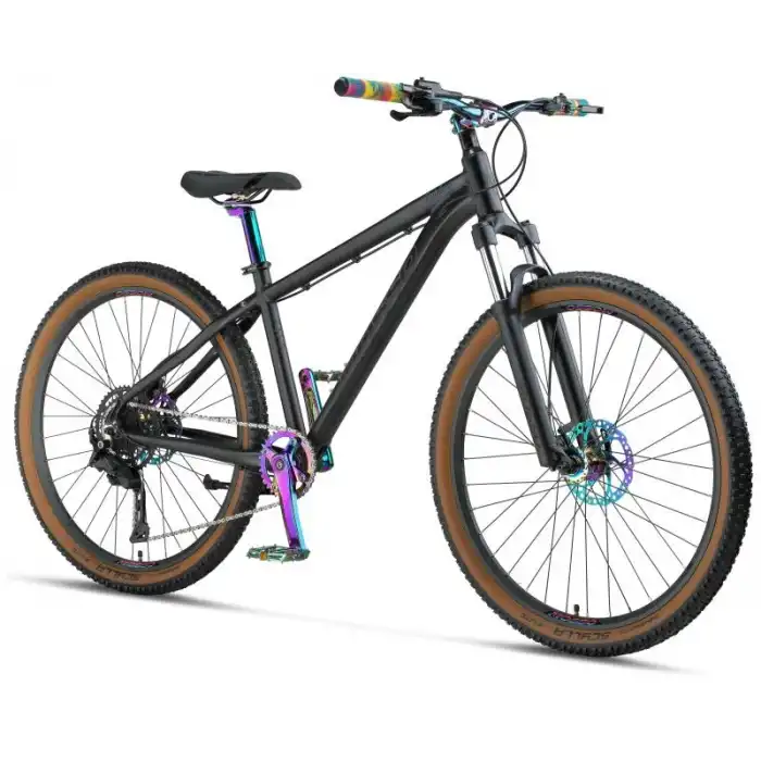 MOSSO RAINBOW 27 CUES HD ERKEK DAĞ BİSİKLETİ 460H 27.5 JANT 9 VİTES MAT BLACK