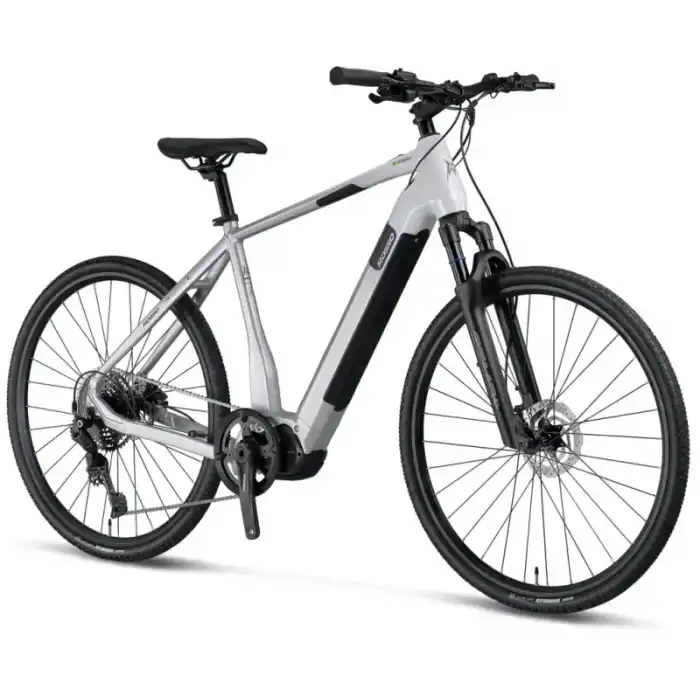 MOSSO E-LEGARDA ELEKTRİKLİ ŞEHİR BİSİKLET 520H HYD 28 JANT 10 VİTES WHITE SILVER