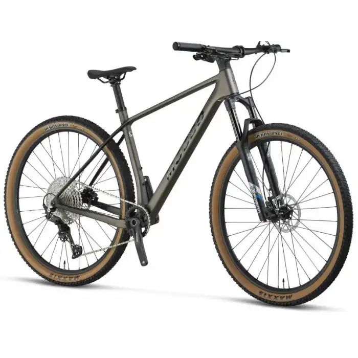 MOSSO LANTOP 612 PLUS HD ERKEK DAĞ BİSİKLETİ KARBON 430H  29 JANT 12 VİTES MAT SİYAH GRİ