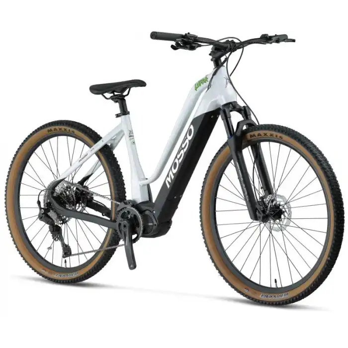 MOSSO E-LUPRA ELEKTRİKLİ KADIN DAĞ BİSİKLET 430H HD 28 JANT 11 VİTES WHITE BLACK