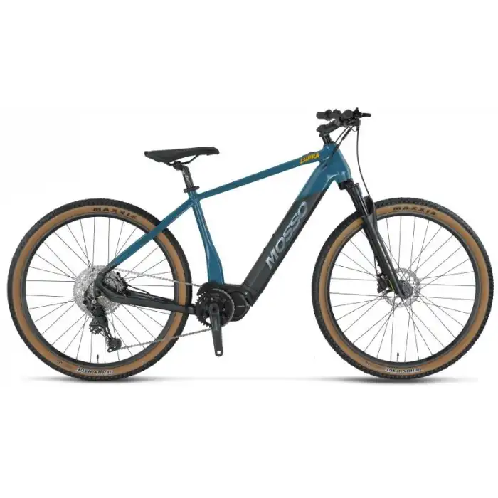 MOSSO E-LUPRA ELEKTRİKLİ ERKEK DAĞ BİSİKLET 480H HD 28 JANT 11 VİTES BLUE BLACK