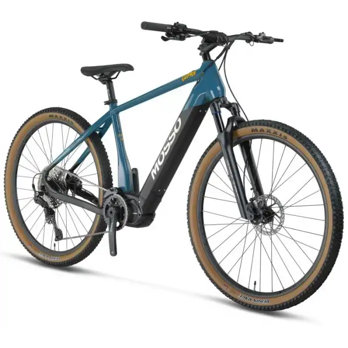 MOSSO E-LUPRA ELEKTRİKLİ ERKEK DAĞ BİSİKLET 480H HD 28 JANT 11 VİTES BLUE BLACK