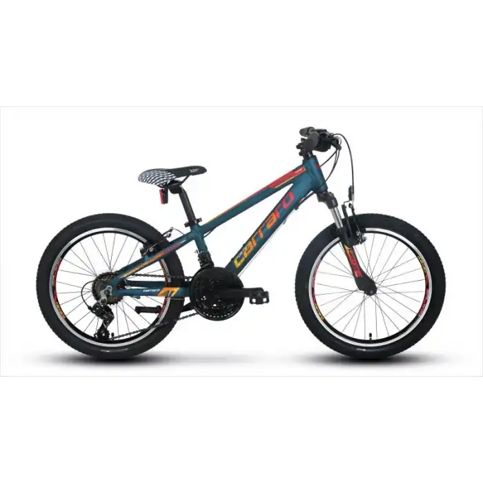 CARRARO FORCE 200 ERKEK ÇOCUK BİSİKLETİ 250H V 20 JANT 21 VİTES MAT PETROL KIRMIZI TURUNCU