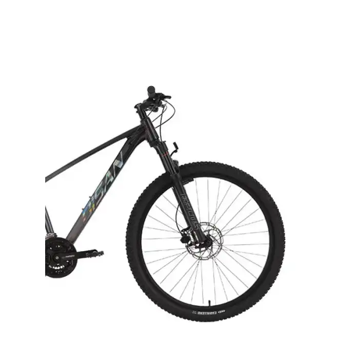 BİSAN BOLD 8.3 ERKEK DAĞ BİSİKLETİ 43CM HD 27.5 JANT 24 VİTES SİYAH GRİ GRİ