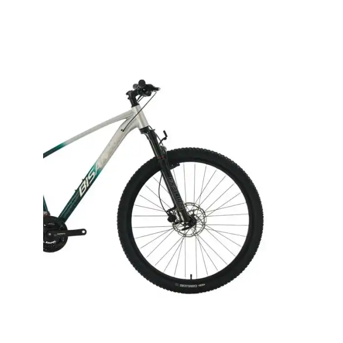 BİSAN BOLD 8.3 ERKEK DAĞ BİSİKLETİ 33CM HD 26 JANT 24 VİTES GRİ KOYU YEŞİL KROM
