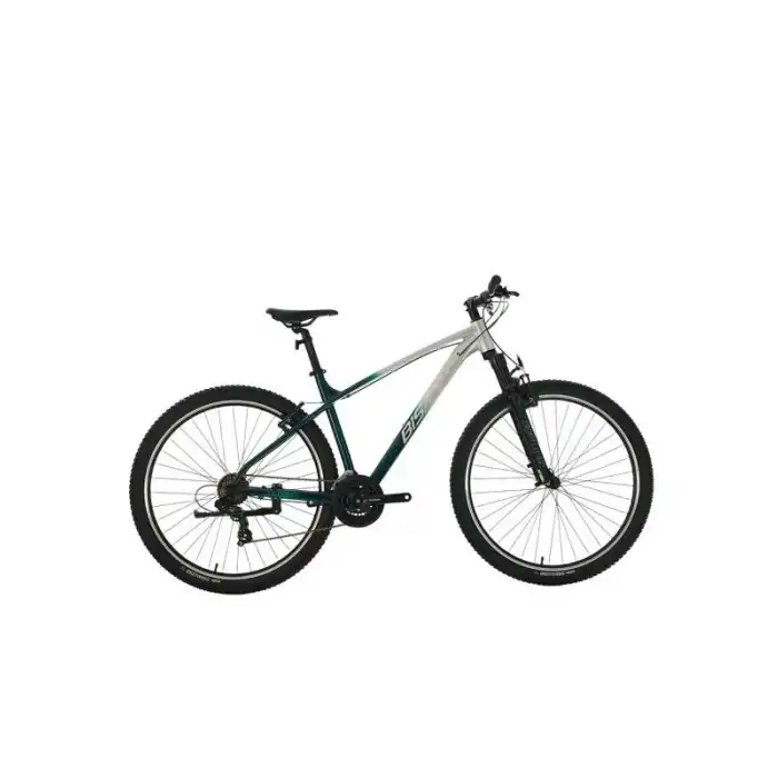 BİSAN BOLD 7.3 ERKEK DAĞ BİSİKLETİ 48CM V 27.5 JANT 21 VİTES GRİ KOYU YEŞİL KROM