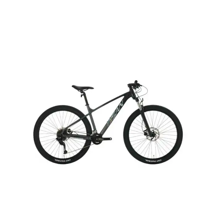 BİSAN BOLD 9.2 ERKEK DAĞ BİSİKLETİ 48CM HD 29 JANT 18 VİTES SİYAH GRİ GRİ