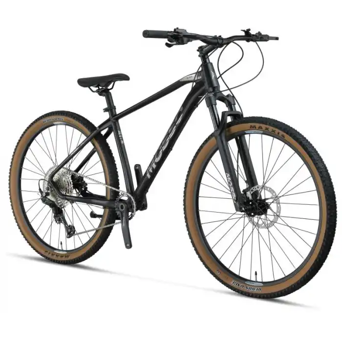 MOSSO BLACK EDITION-27 DEORE ERKEK DAĞ BİSİKLETİ 406H HD 27.5 JANT 12 VİTES MAT SİYAH CHROME