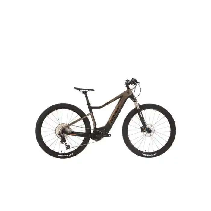 BİSAN ODIN DEORE ELEKTRİKLİ ERKEK DAĞ BİSİKLETİ 43CM HD 29 JANT 12 VİTES KAHVERENGİ TURUNCU SARI