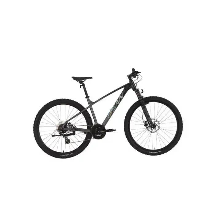 BİSAN BOLD 8.3 ERKEK DAĞ BİSİKLETİ 43CM HD 29 JANT 24 VİTES SİYAH GRİ GRİ