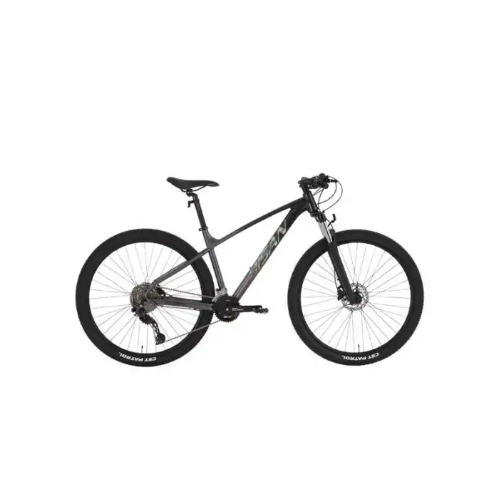 BİSAN BOLD 10.2 ERKEK DAĞ BİSİKLETİ 48CM HD 29 JANT 20 VİTES SİYAH GRİ GRİ