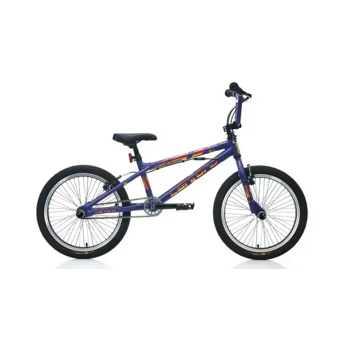 CARRARO ÖZEL SERİ RAVE BMX BİSİKLET 270H V 20 JANT 1 VİTES MAT MOR HOLOGRAM