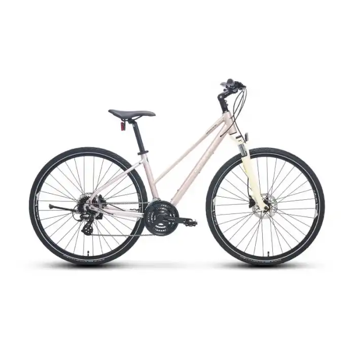 CARRARO SPORTIVE 226 KADIN ŞEHİR BİSİKLETİ 457H HD 28 JANT 24 VİTES MAT METALİK PEMBE BEJ MOR