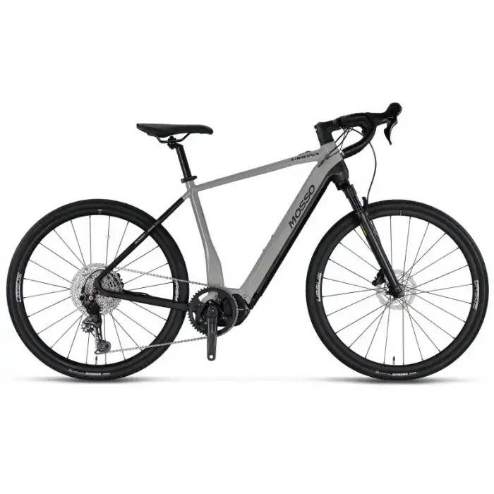 MOSSO E-GIRONA GVL ELEKTRİKLİ BİSİKLET 550H HD 28 JANT 11 VİTES GRAY BLACK