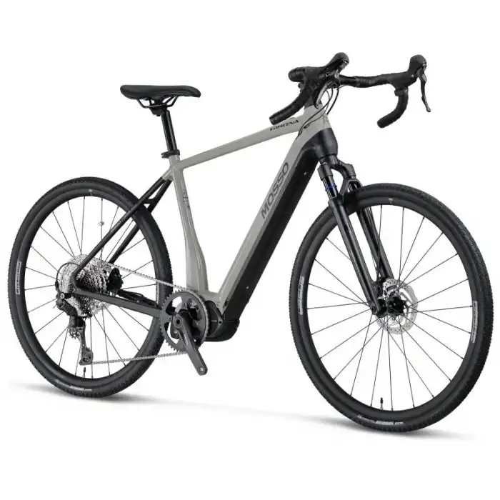 MOSSO E-GIRONA GVL ELEKTRİKLİ BİSİKLET 550H HD 28 JANT 11 VİTES GRAY BLACK