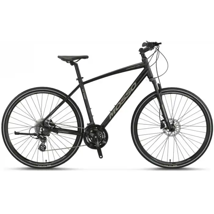 MOSSO LEGARDA-PRO-X24-MSM ERKEK ŞEHİR BİSİKLETİ 460H HD 28 JANT 24 VİTES SİYAH ANTRASİT