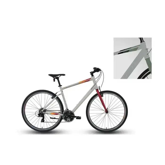 CARRARO SPORTIVE 321 ERKEK ŞEHİR BİSİKLETİ 480H V 28 JANT 21 VİTES GRİ YEŞİL KAHVE