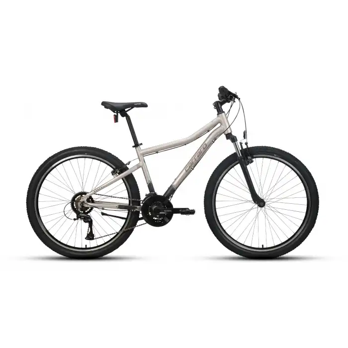 CARRARO MONTE 264 ERKEK DAĞ BİSİKLETİ 400H V 26 JANT 24 VİTES MAT NİKEL SICAK  GRİ SİYAH