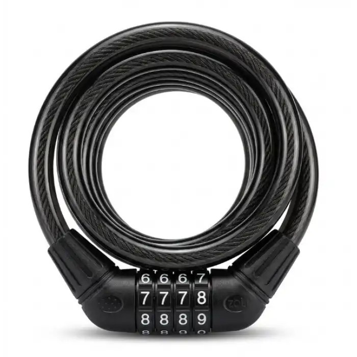 ZOLİ 12X1000 BİSİKLET ŞİFRELİ KİLİT XBYC 4522 SİYAH