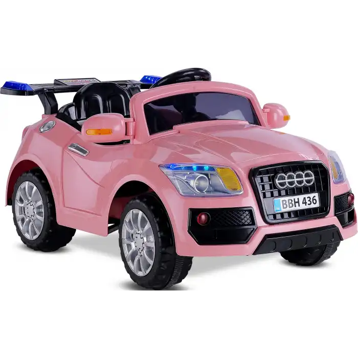 BABYHOPE 436 KUMANDALI 12V AKÜLÜ ARABA PASTEL PEMBE