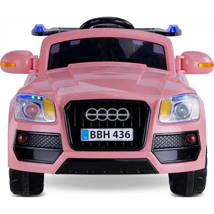BABYHOPE 436 KUMANDALI 12V AKÜLÜ ARABA PASTEL PEMBE