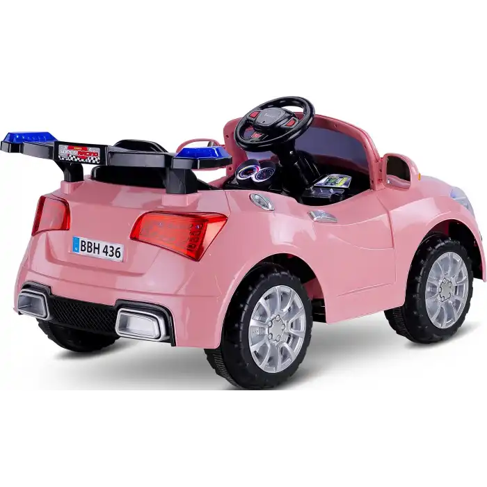 BABYHOPE 436 KUMANDALI 12V AKÜLÜ ARABA PASTEL PEMBE