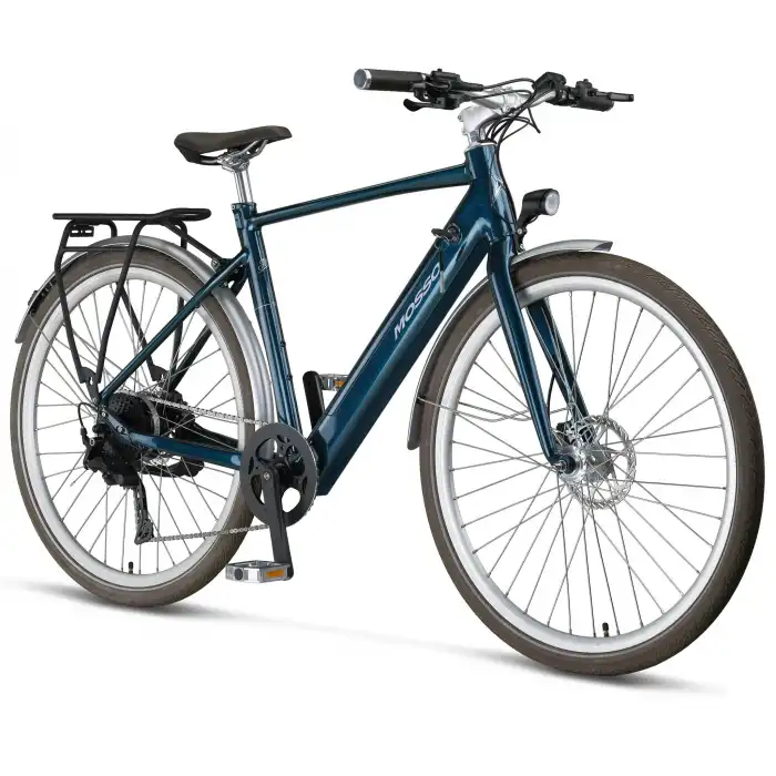 MOSSO ALLEY ELEKTRİKLİ ŞEHİR BİSİKLET 530H HYD 28 JANT 9 VİTES DARK BLUE