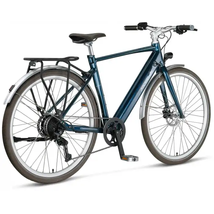 MOSSO ALLEY ELEKTRİKLİ ŞEHİR BİSİKLET 530H HYD 28 JANT 9 VİTES DARK BLUE