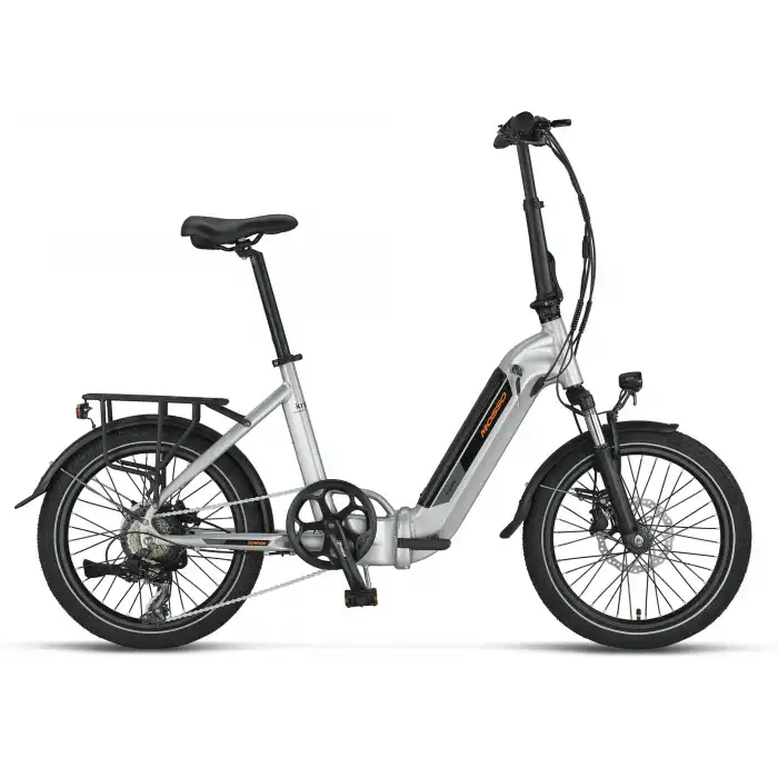 MOSSO KRONOS ELEKTRİKLİ KATLANIR BİSİKLET 390H HYD 20 JANT 7 VİTES SİLVER