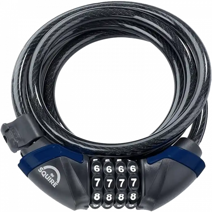 SQUIRE ZENITH COMBI XBYC-4523 ŞİFRELİ KİLİT 12MM-1800MM LED IŞIKLI SİYAH