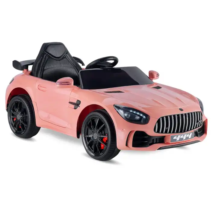 BABYHOPE 444 GTR SPORT 12V UZAKTAN KUMANDALI AKÜLÜ ARABA PEMBE
