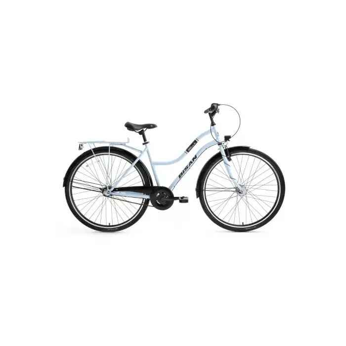 BİSAN BELLA KADIN ŞEHİR BİSİKLETİ 34CM V 24 JANT 3 VİTES BUZ MAVİ