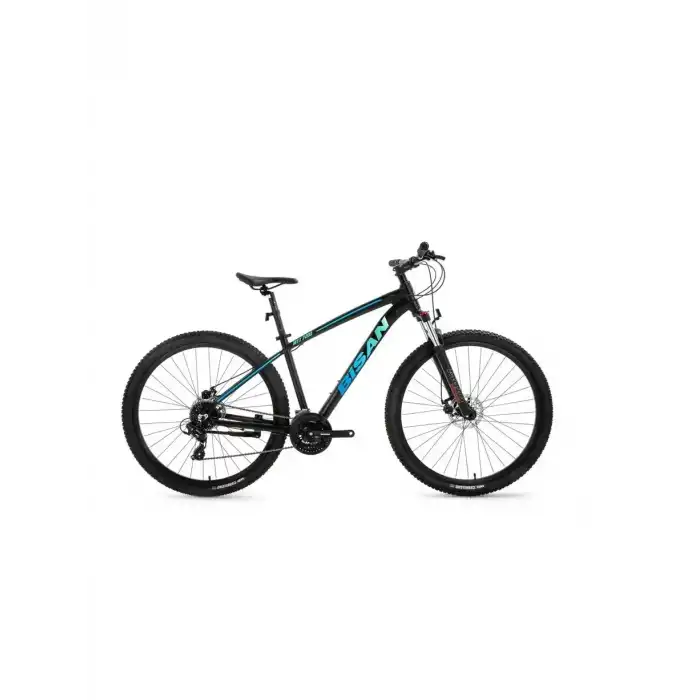 BİSAN MTX 7200 ERKEK DAĞ BİSİKLETİ 48CM MD 29 JANT 24 VİTES MAT SİYAH MAVİ